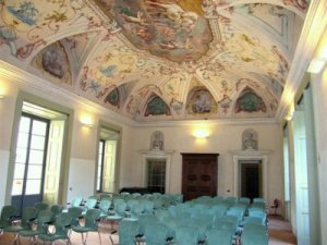 la sala affrescata in cui suoneremo sabato 9 luglio