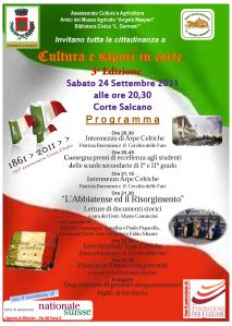 la locandina dell'evento di Albairate (MI)