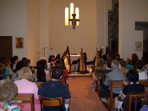 Patrizia Borromeo e Il Cerchio delle Fate al monastero francescano di Incirano (MI) 17 luglio 2013