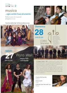 Dal programma di Art Omnis : ecco la pagina dedicata alla musica nei cortili