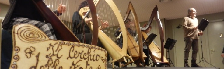 Ensemble di arpe celtiche alla Fiera dell'Hi Fi - Milano 11 ottobre 2015
