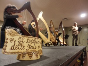 Ensemble di arpe celtiche alla Fiera dell'Hi Fi - Milano 11 ottobre 2015