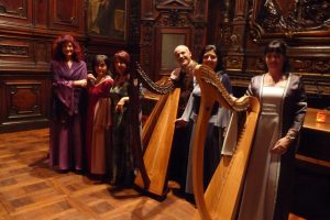 Patrizia Borromeo e Il Cerchio delle Fate - ensemble di arpe celtiche e voci a Milano - 3 dicembre 2016