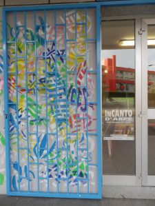 L 'ingresso del teatro Barrios a Milano